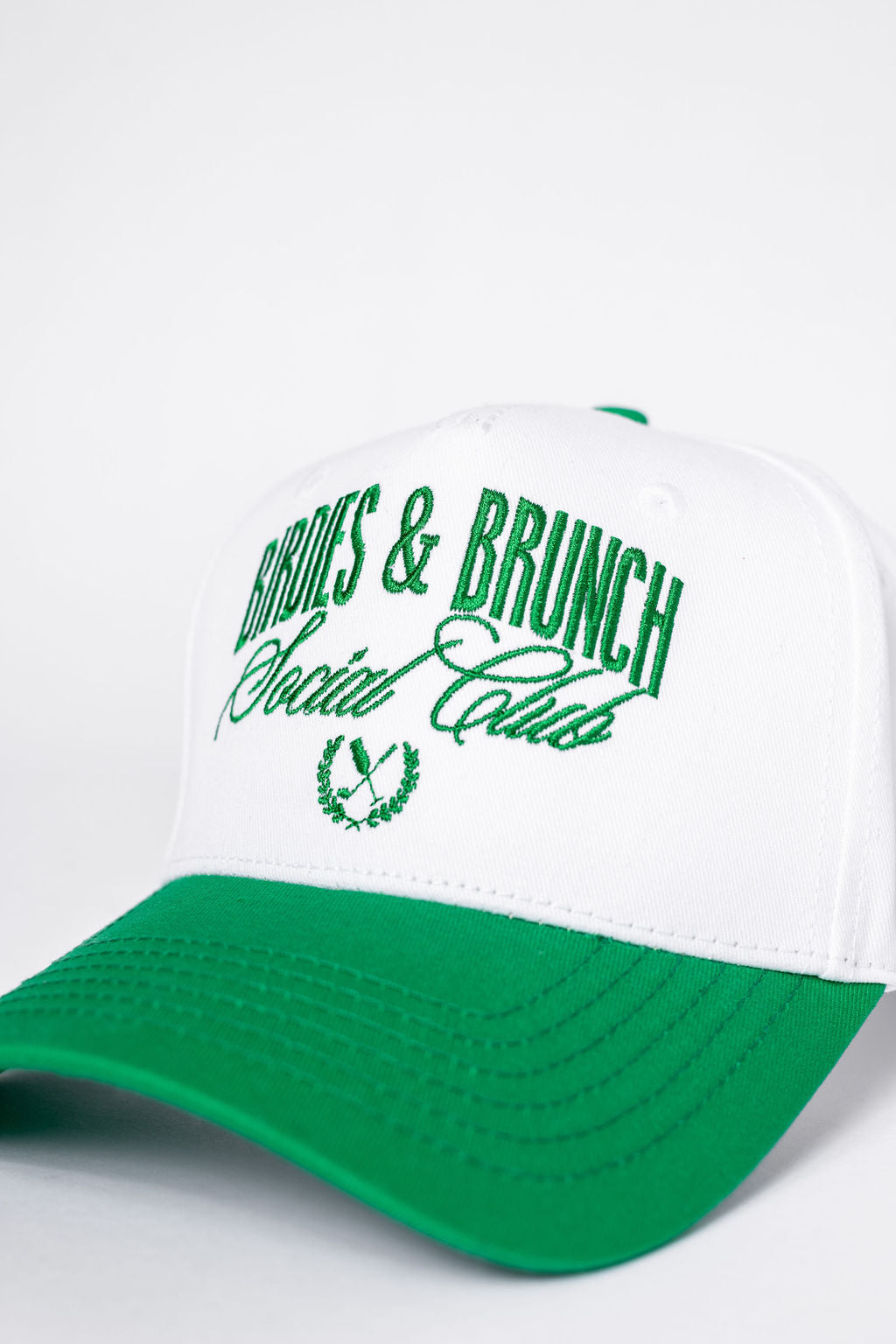 Birdies & Brunch Green Trucker Hat SALE-Sunny Prom
