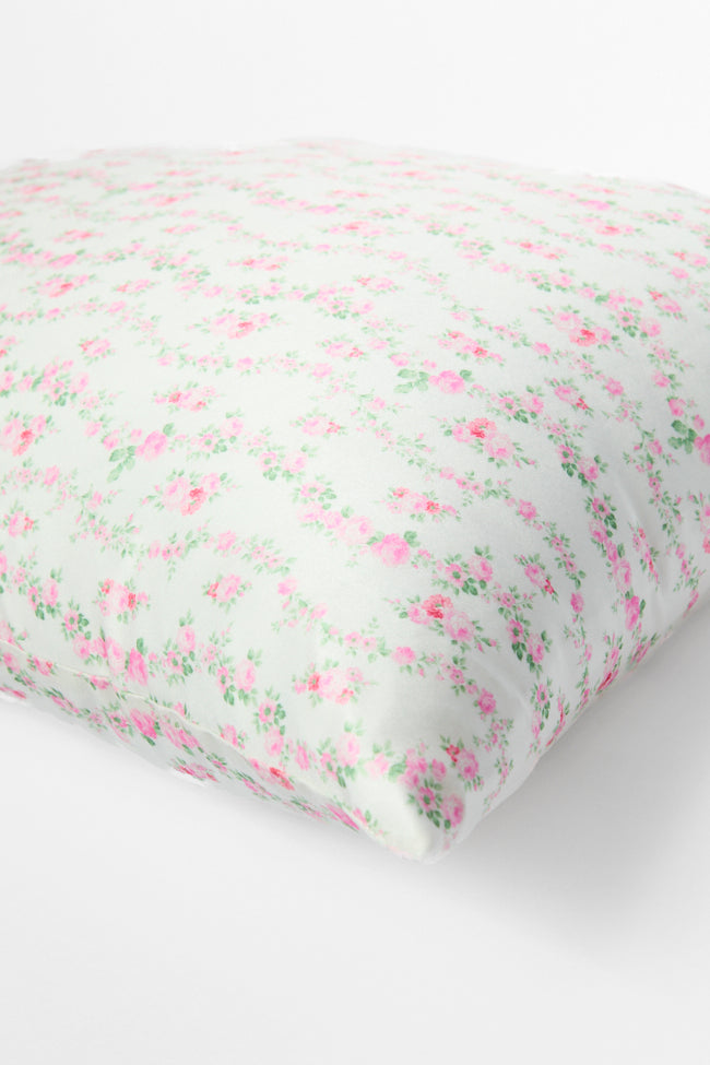 Rest Your Head Pink Floral Pillowcase FINAL SALE-Sunny Prom