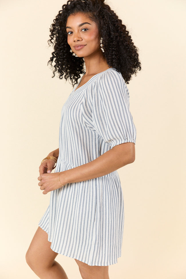 Sunlit Stripes Gauze Mini Dress SALE-Sunny Prom