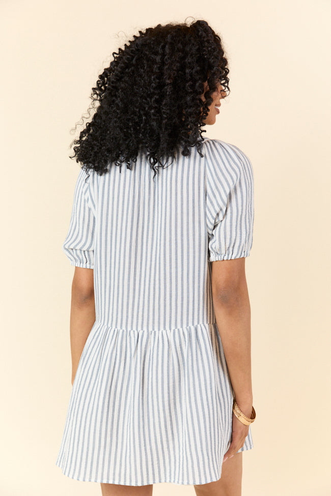 Sunlit Stripes Gauze Mini Dress SALE-Sunny Prom