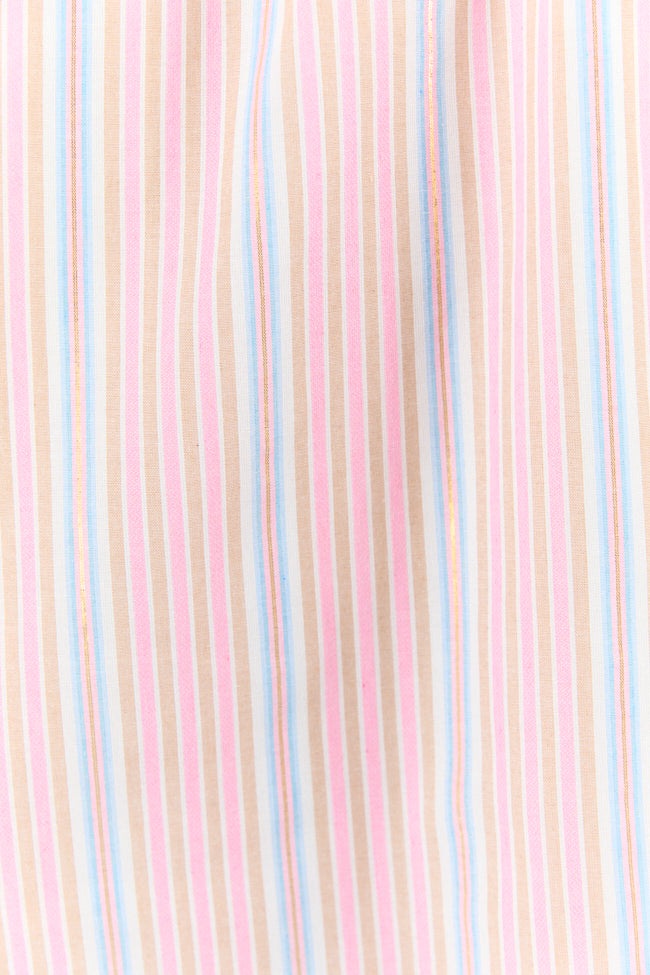 All Day Long Multi Striped One Shoulder Mini Dress SALE-Sunny Prom