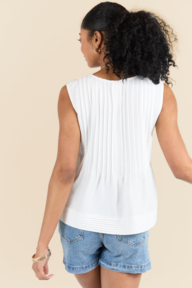 Perfect Promises Ivory Woven Top FINAL SALE-Sunny Prom