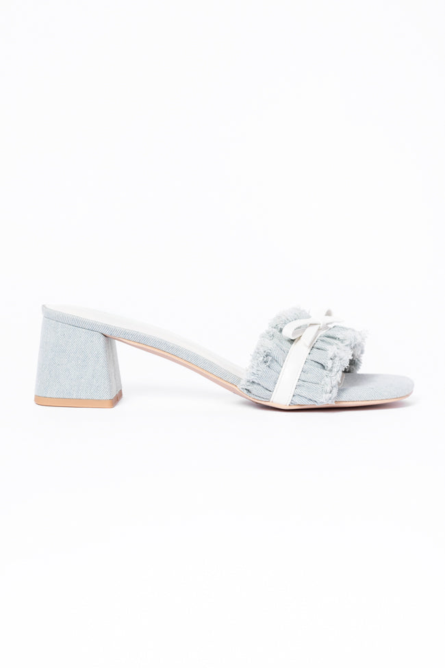 Delanie Denim Heels FINAL SALE-Sunny Prom