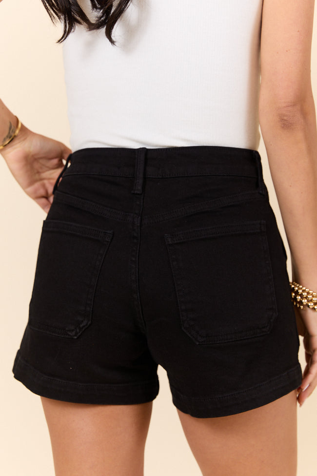 Jennifer Black Denim Utility Shorts SALE-Sunny Prom