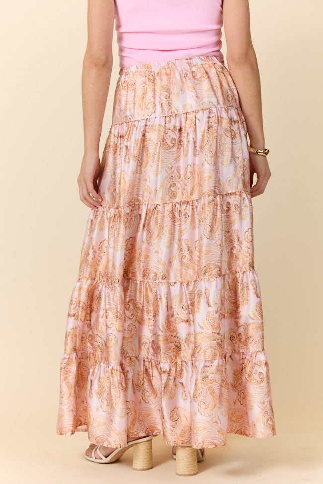 Sunlit Blossoms Bandana Printed Maxi Skirt SALE-Sunny Prom