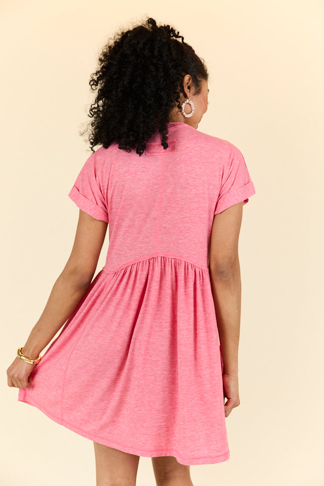 What's The Occasion Red Button Knit Dress SALE-Sunny Prom