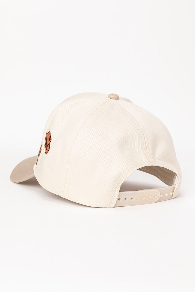 Cowboy Hat Beige Baseball Cap-Sunny Prom