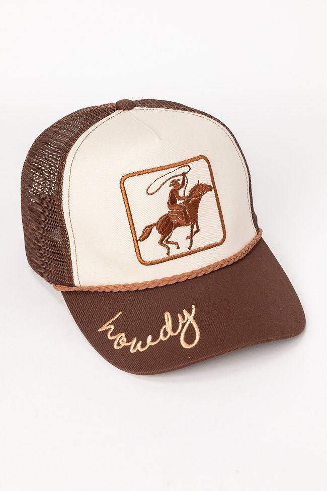 Cowboy Brown Two Tone Baseball Hat-Sunny Prom