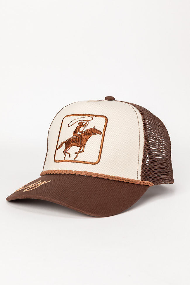 Cowboy Brown Two Tone Baseball Hat-Sunny Prom