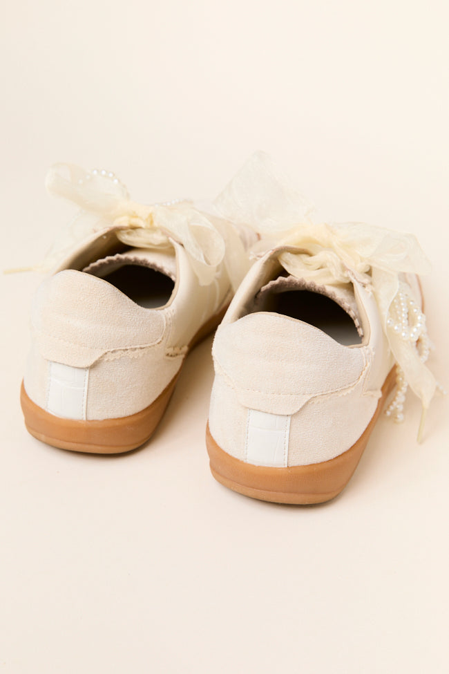 Victoriana Bow Detail Sneakers-Sunny Prom