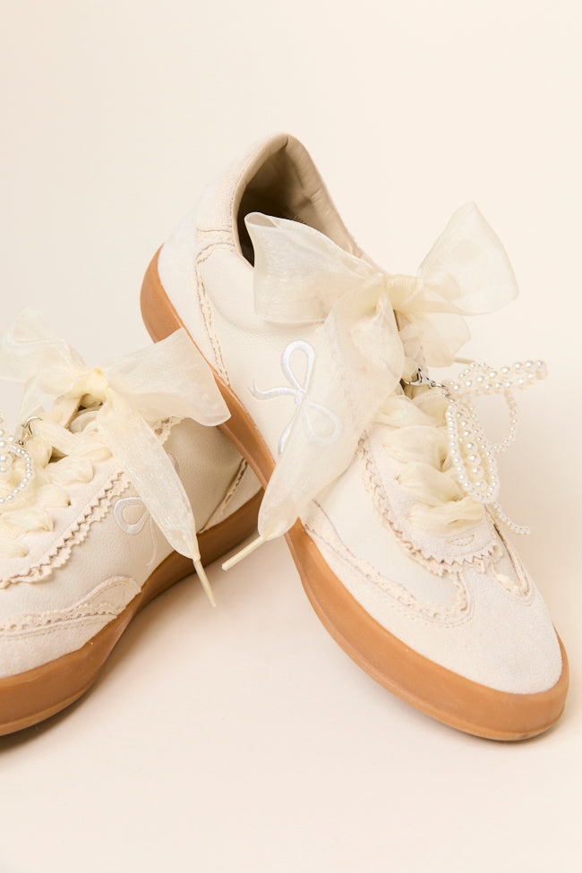 Victoriana Bow Detail Sneakers-Sunny Prom