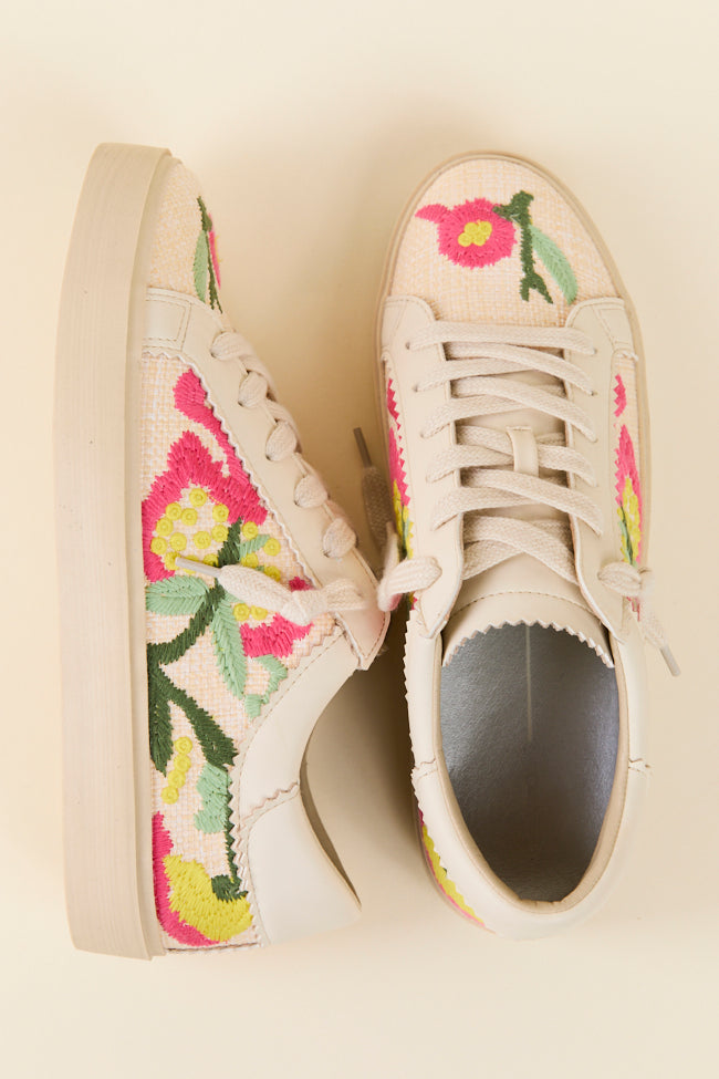 Gaby Multi Floral Sneakers-Sunny Prom