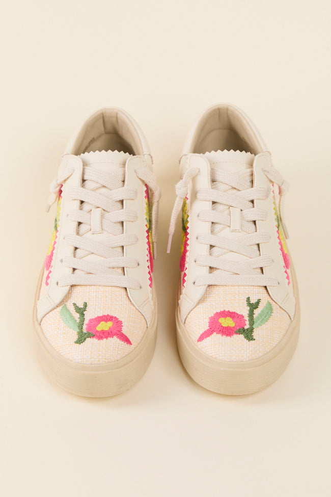 Gaby Multi Floral Sneakers-Sunny Prom