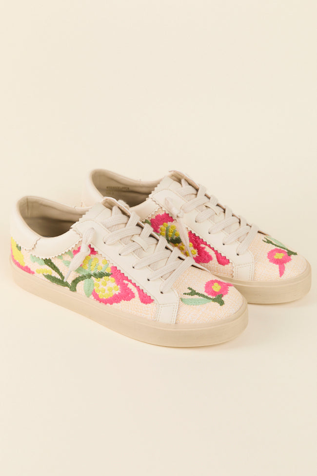 Gaby Multi Floral Sneakers-Sunny Prom