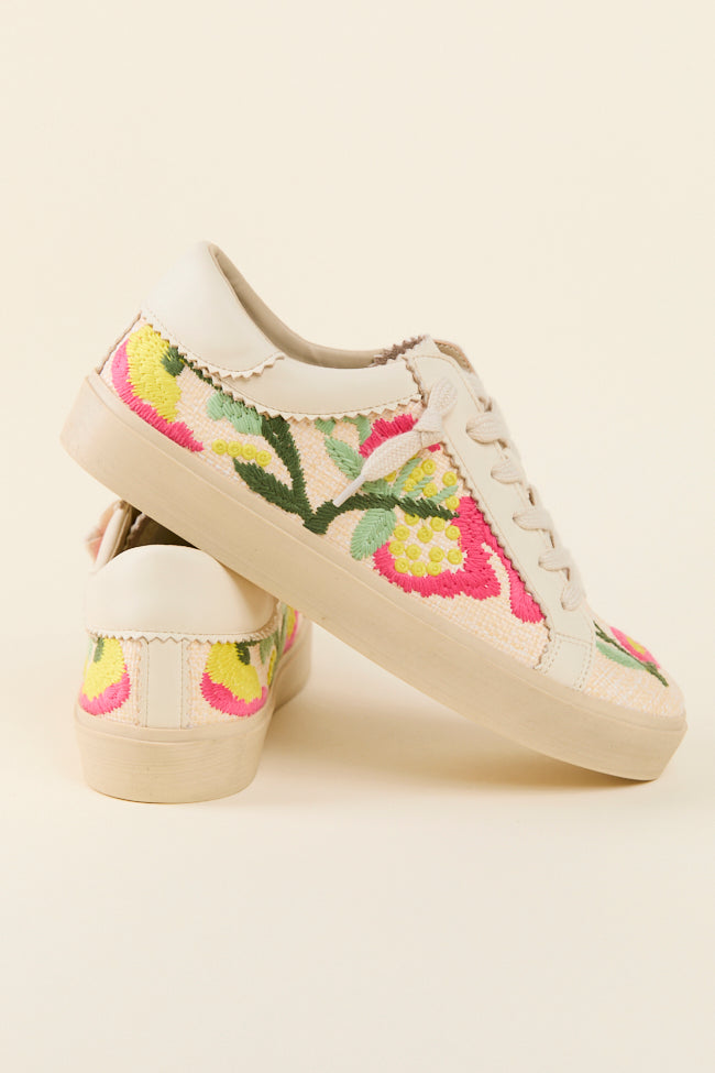 Gaby Multi Floral Sneakers-Sunny Prom