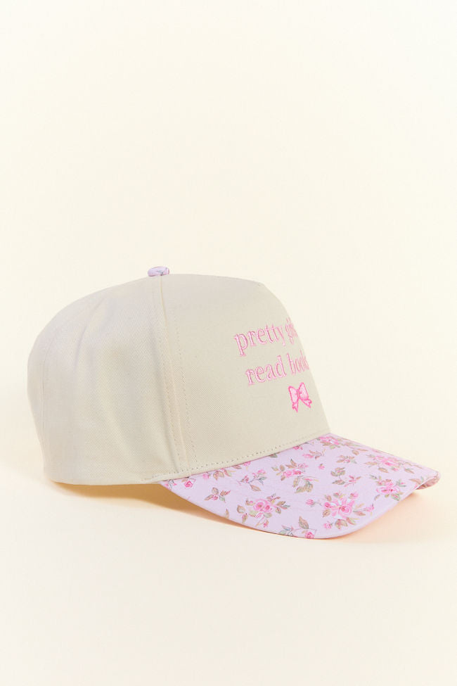 Pretty Girls Read Books Pink Trucker Hat-Sunny Prom