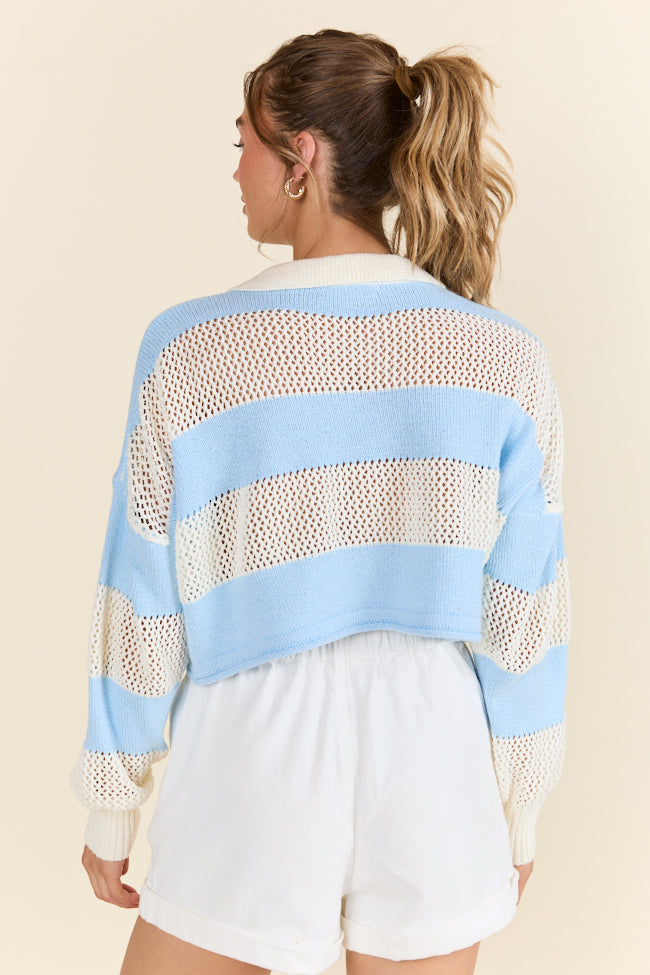 By The Rules Striped Knit Rugby Sweater-Sunny Prom
