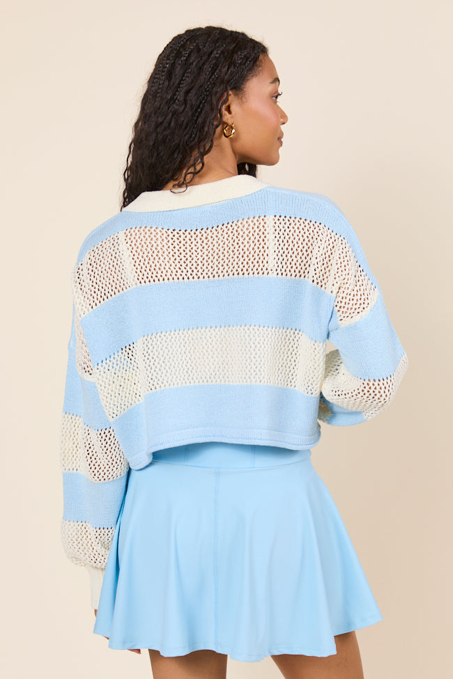 By The Rules Striped Knit Rugby Sweater-Sunny Prom