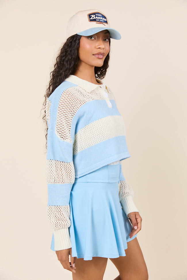 By The Rules Striped Knit Rugby Sweater-Sunny Prom