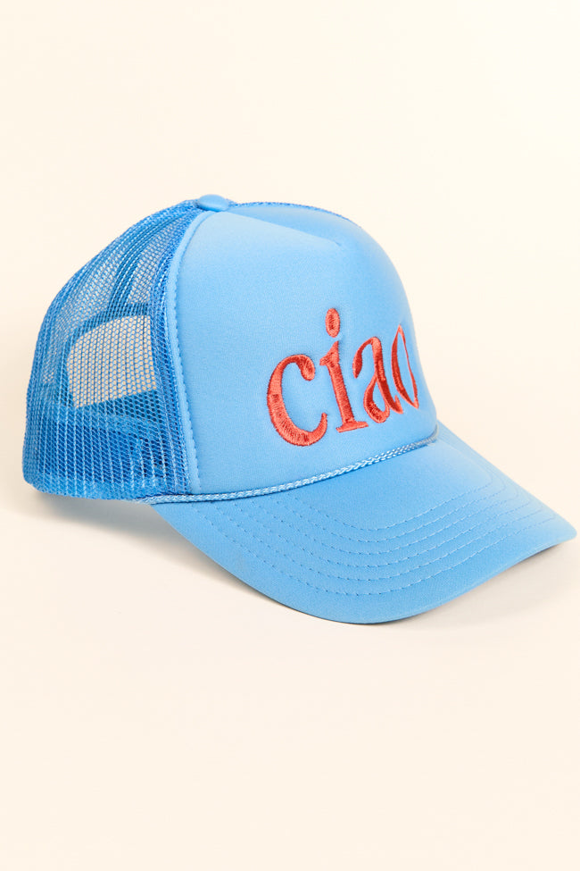 Ciao Blue Trucker Hat-Sunny Prom