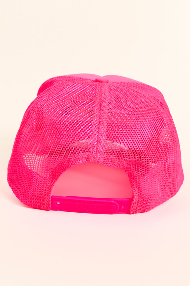 Mental Vacation Pink Trucker Hat SALE-Sunny Prom