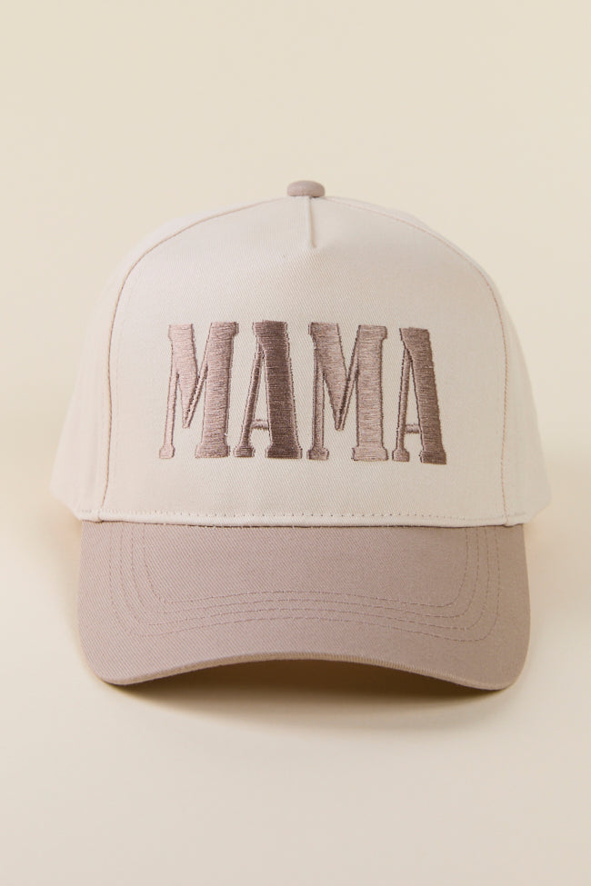 Mama Beige Trucker Hat-Sunny Prom