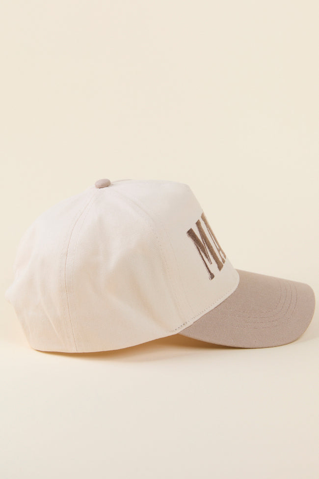 Mama Beige Trucker Hat-Sunny Prom