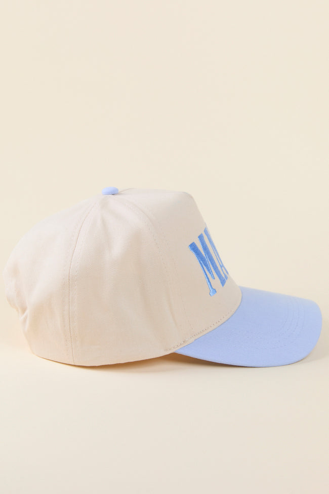 Mama Blue Trucker Hat-Sunny Prom