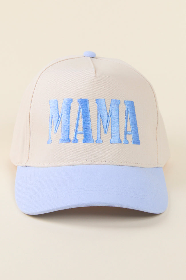 Mama Blue Trucker Hat-Sunny Prom