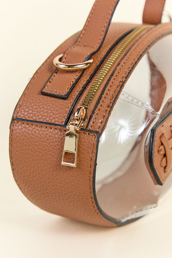 PRE-ORDER Kelce Brown Football Clear Bag-Sunny Prom