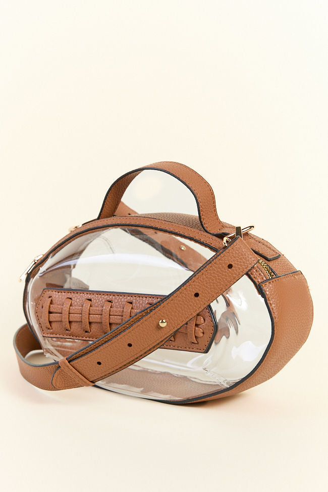 PRE-ORDER Kelce Brown Football Clear Bag-Sunny Prom