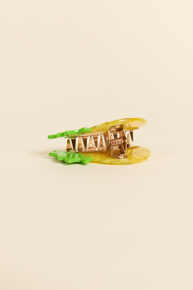 Yellow Pineapple Claw Clip FINAL SALE-Sunny Prom