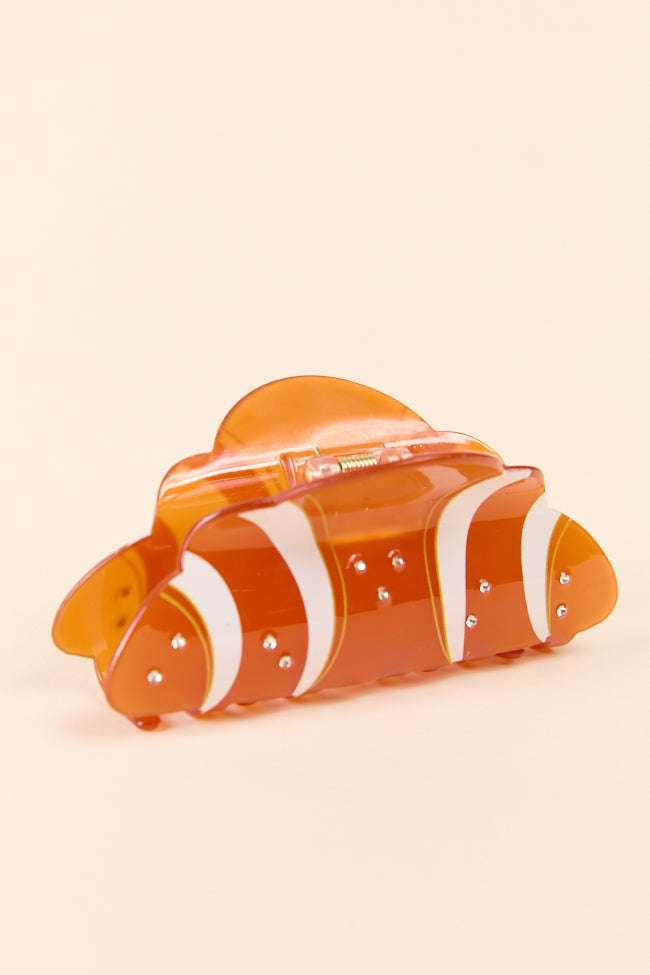 Brown Croissant Claw Clip FINAL SALE-Sunny Prom