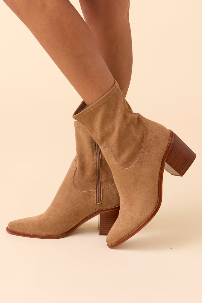 Vienna Latte Booties-Sunny Prom