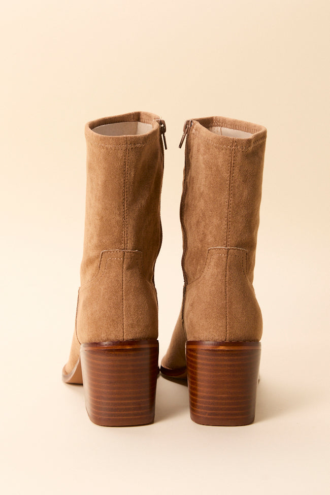 Vienna Latte Booties-Sunny Prom