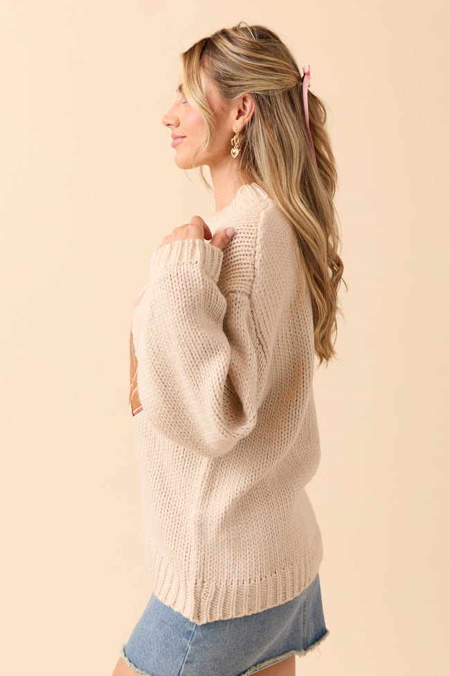 Lucille Boots and Bow Pullover Sweater-Sunny Prom