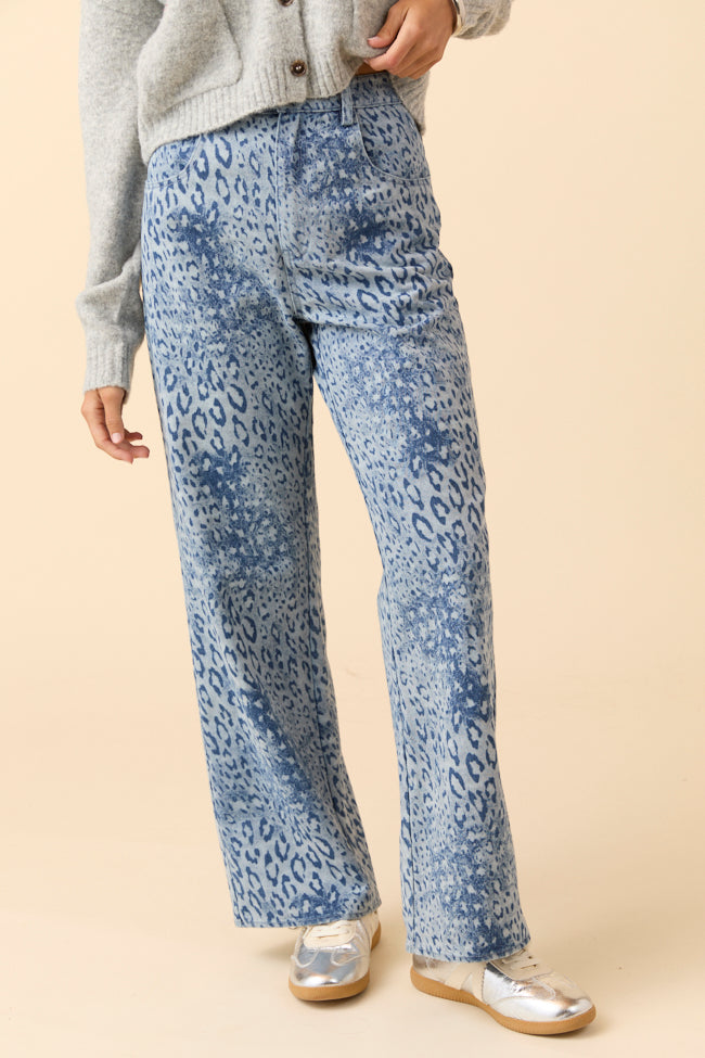 Scarlett Leopard Print Jeans-Sunny Prom