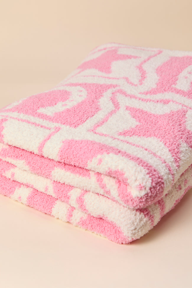 Make Me Believe Pink Western Blanket-Sunny Prom