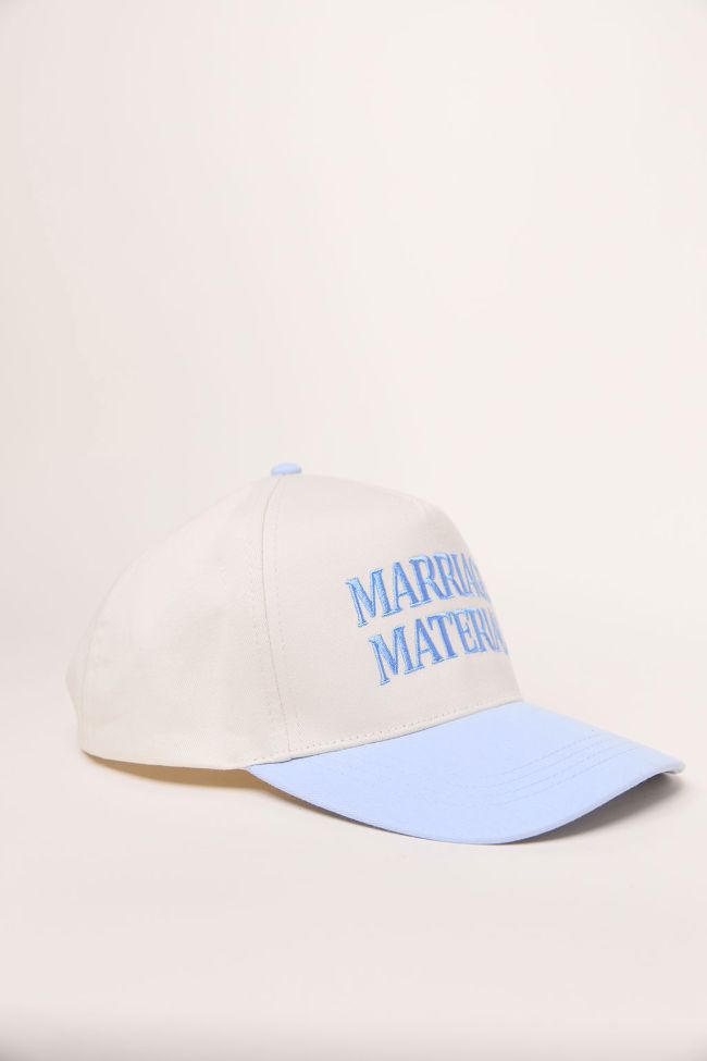 Marriage Material Blue Trucker Hat-Sunny Prom