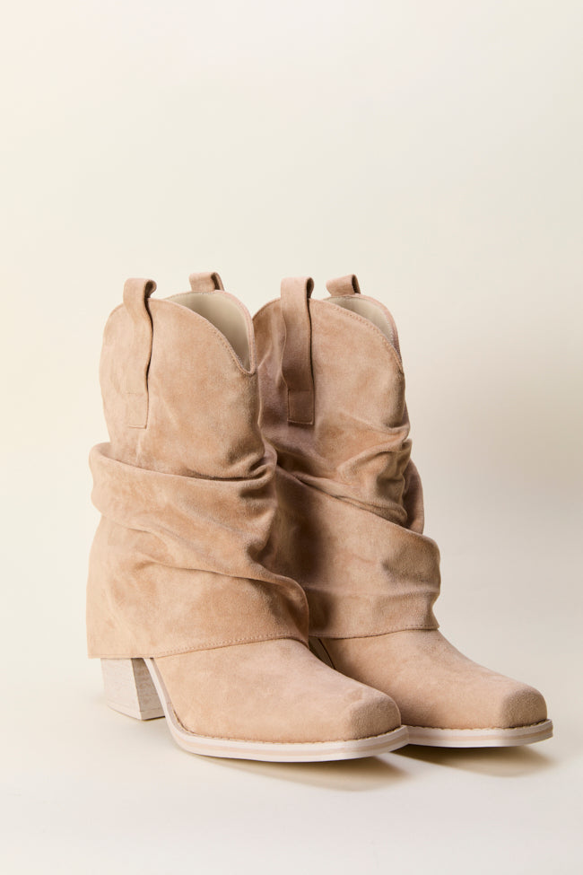 Payton Beige Cowboy Boots-Sunny Prom