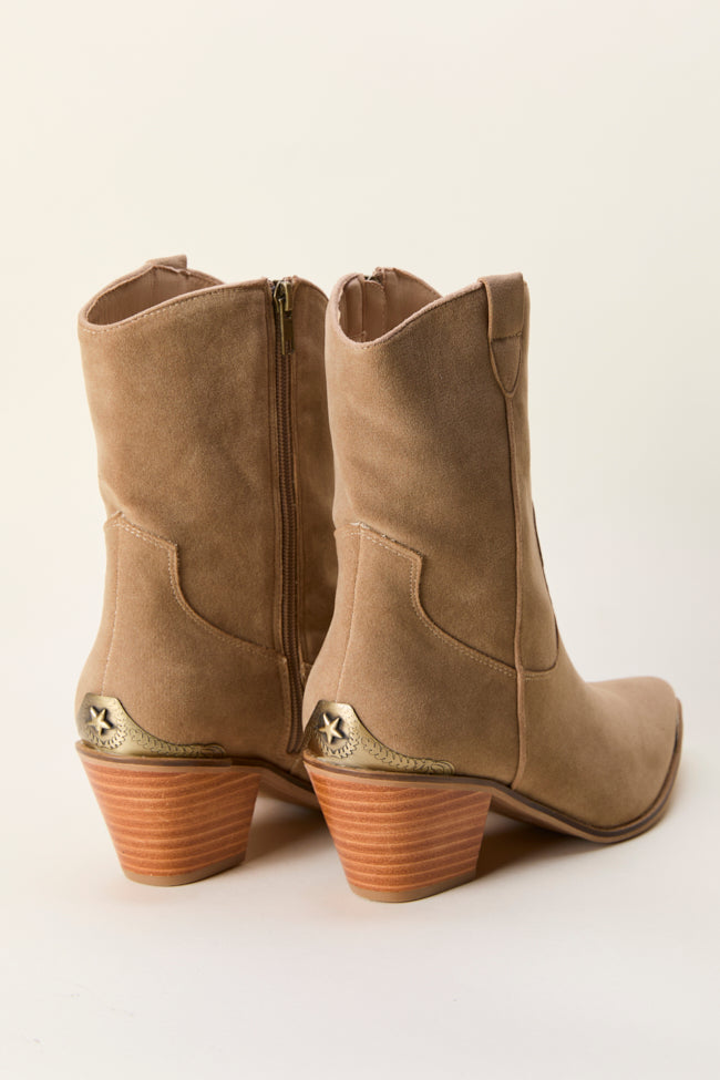 Teresea Taupe Cowboy Boots-Sunny Prom