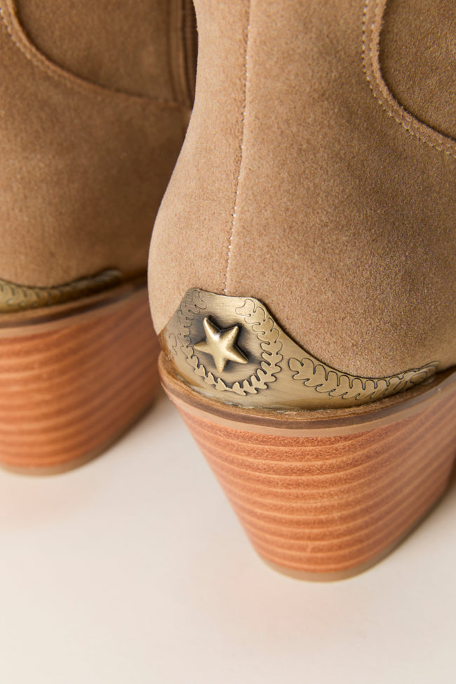 Teresea Taupe Cowboy Boots-Sunny Prom