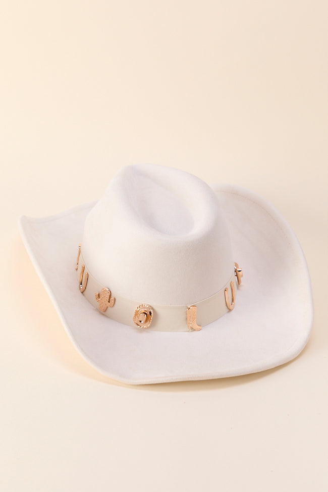 Kat Ivory Western Icon Cowboy Hat-Sunny Prom
