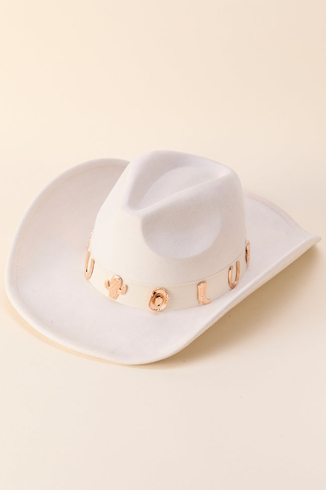 Kat Ivory Western Icon Cowboy Hat-Sunny Prom