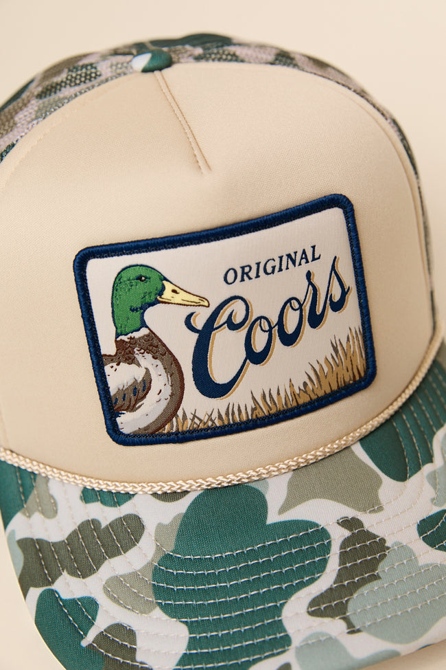 Mallard Coors Camo Trucker Hat-Sunny Prom