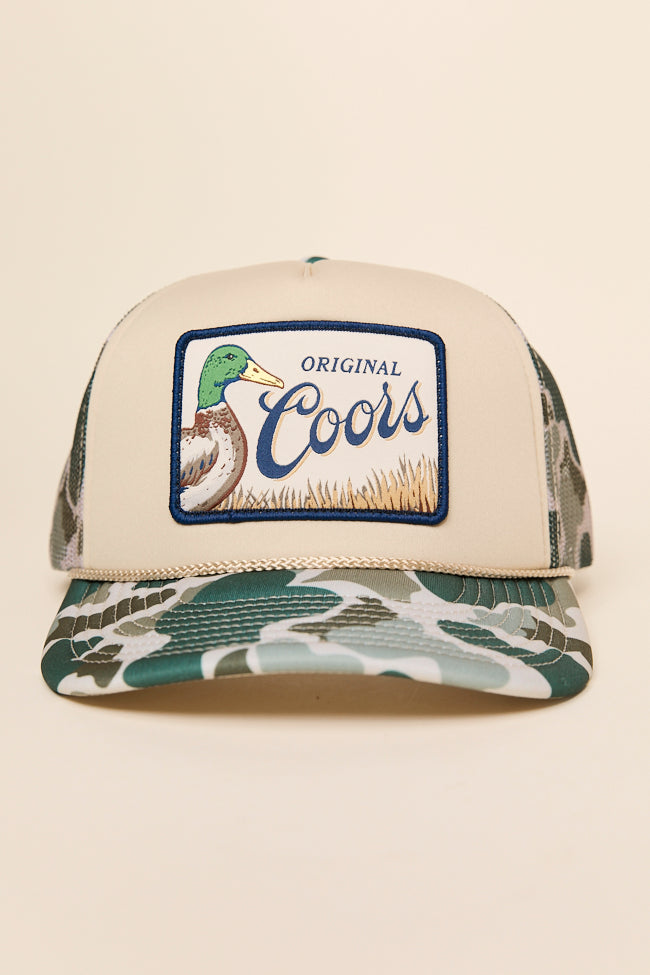 Mallard Coors Camo Trucker Hat-Sunny Prom