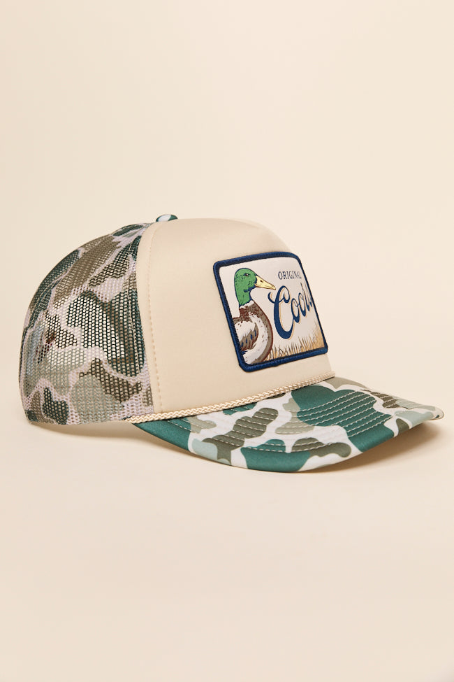 Mallard Coors Camo Trucker Hat-Sunny Prom
