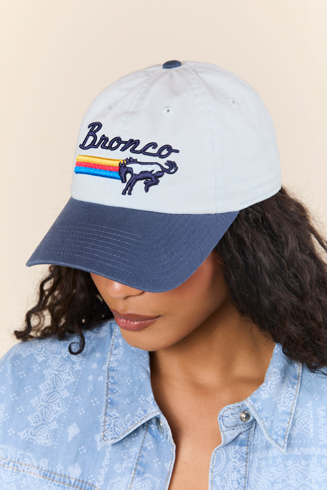 Bronco Navy Baseball Cap-Sunny Prom
