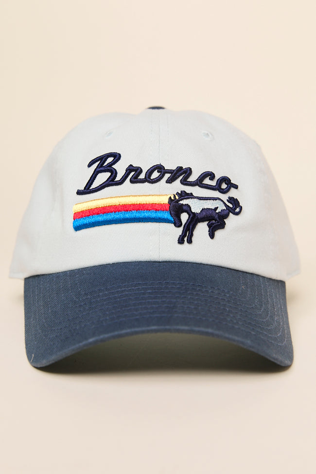 Bronco Navy Baseball Cap-Sunny Prom