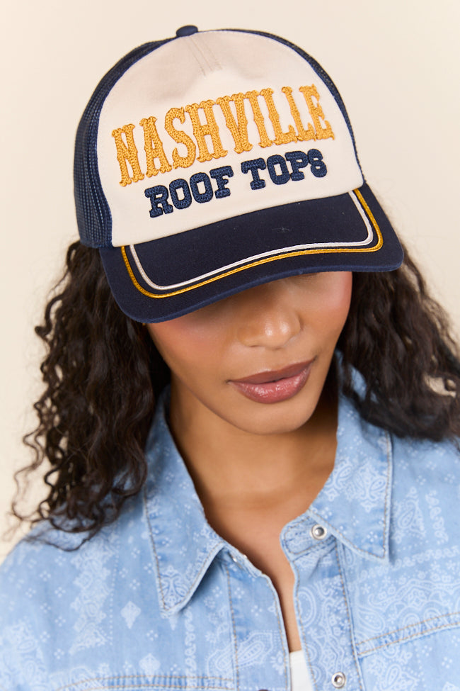 Nashville Roof Tops Trucker Hat-Sunny Prom